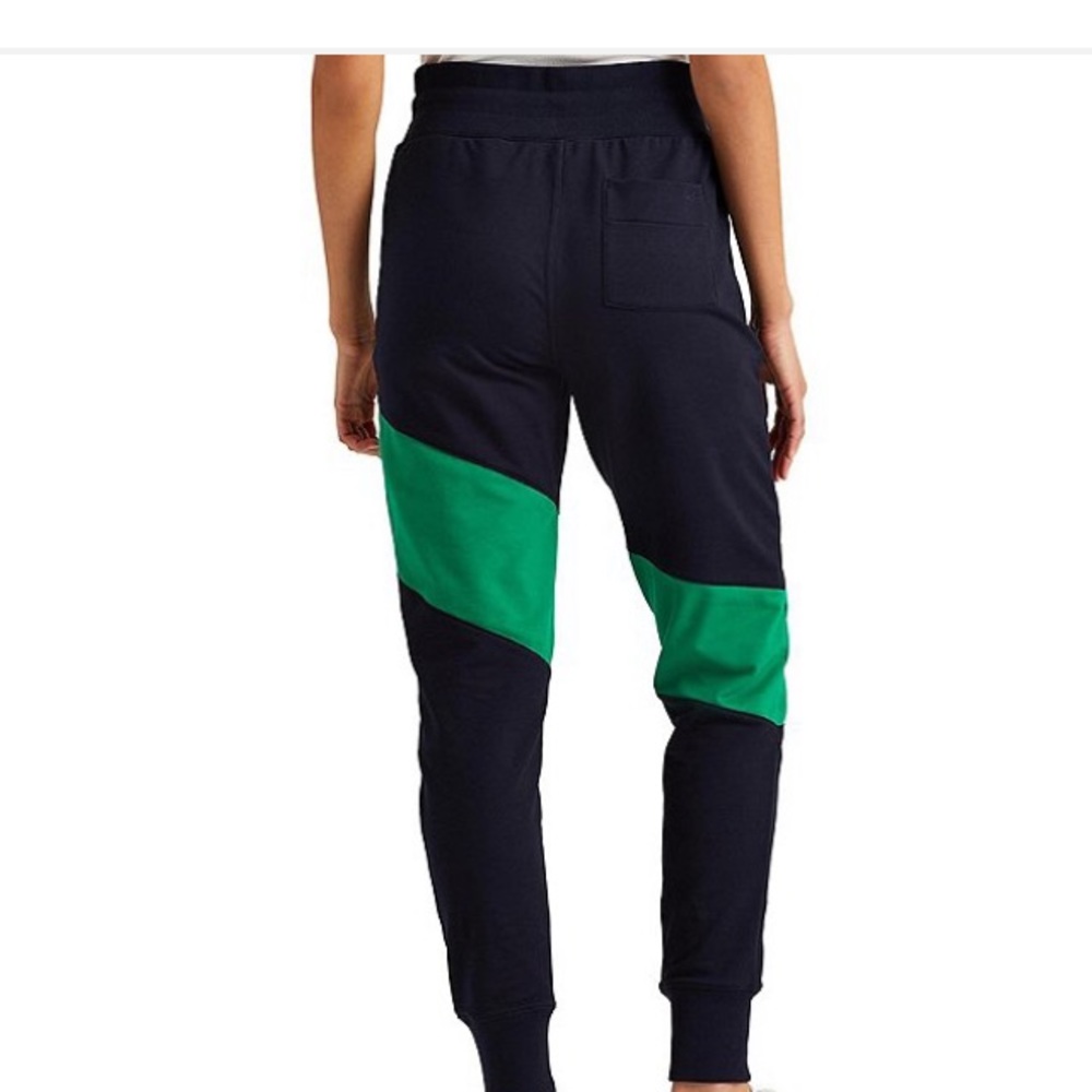 NWT Lauren Ralph Lauren two tone joggers - Picture 2 of 7
